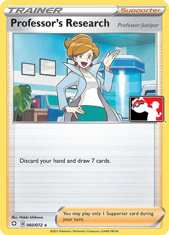 Shining Fates Professor's Research [Prize-Pack] Pokémon card